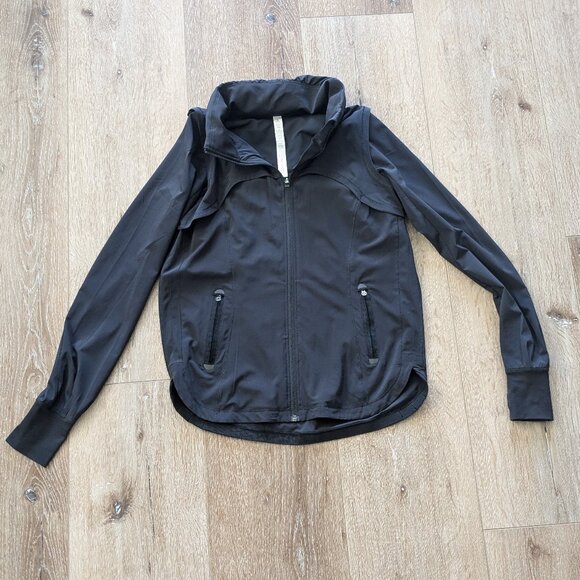 Lululemon Bring Back The Track Jacket, size 4, black - Picture 1 of 3